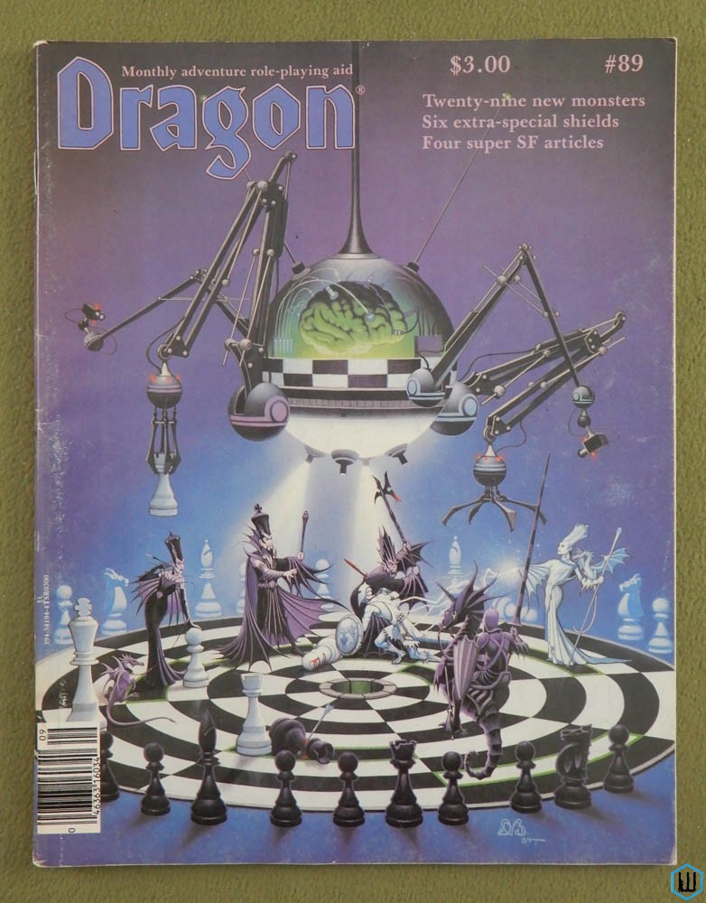 Dragon Magazine, Issue 89 (Creature Catalog, Greyhawk Suel pantheon, pt 4)