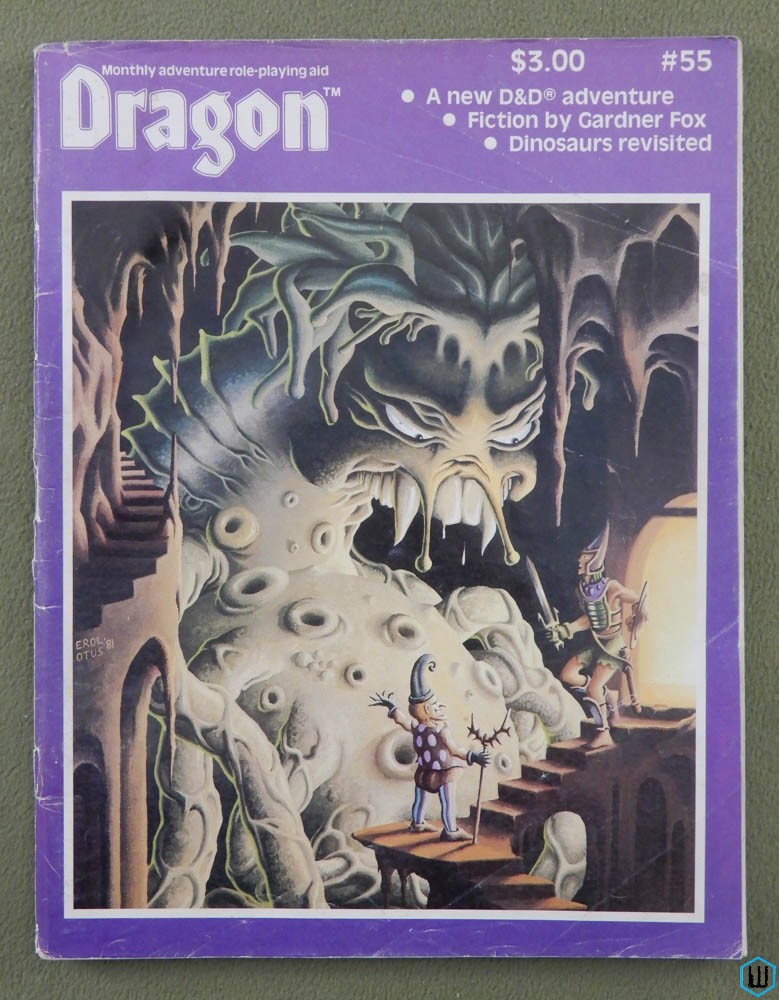 Dragon Magazine, Issue 55: The Creature of Rhyl (Centerfold D&D module)