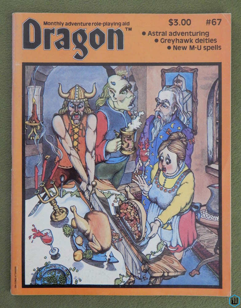 Dragon Magazine, Issue 67 (Astral Adventuring; Fedifensor; New MU Spells)
