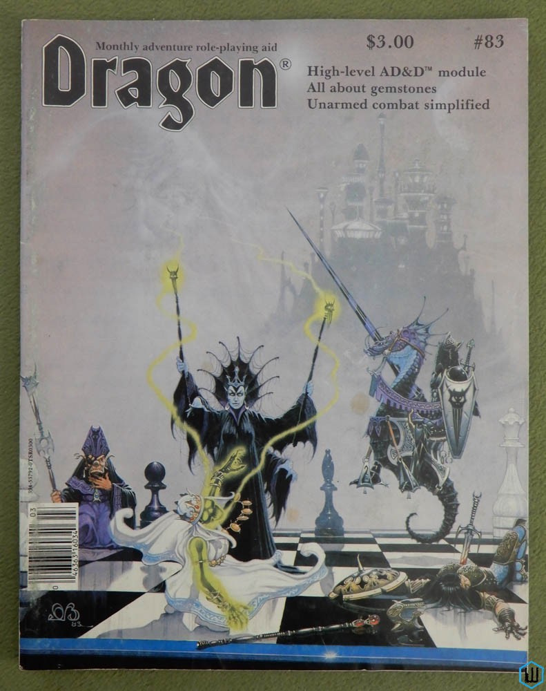 Dragon Magazine, Issue 83 (Dancing Hut Baba Yaga; Top Secret; Dragonlance)