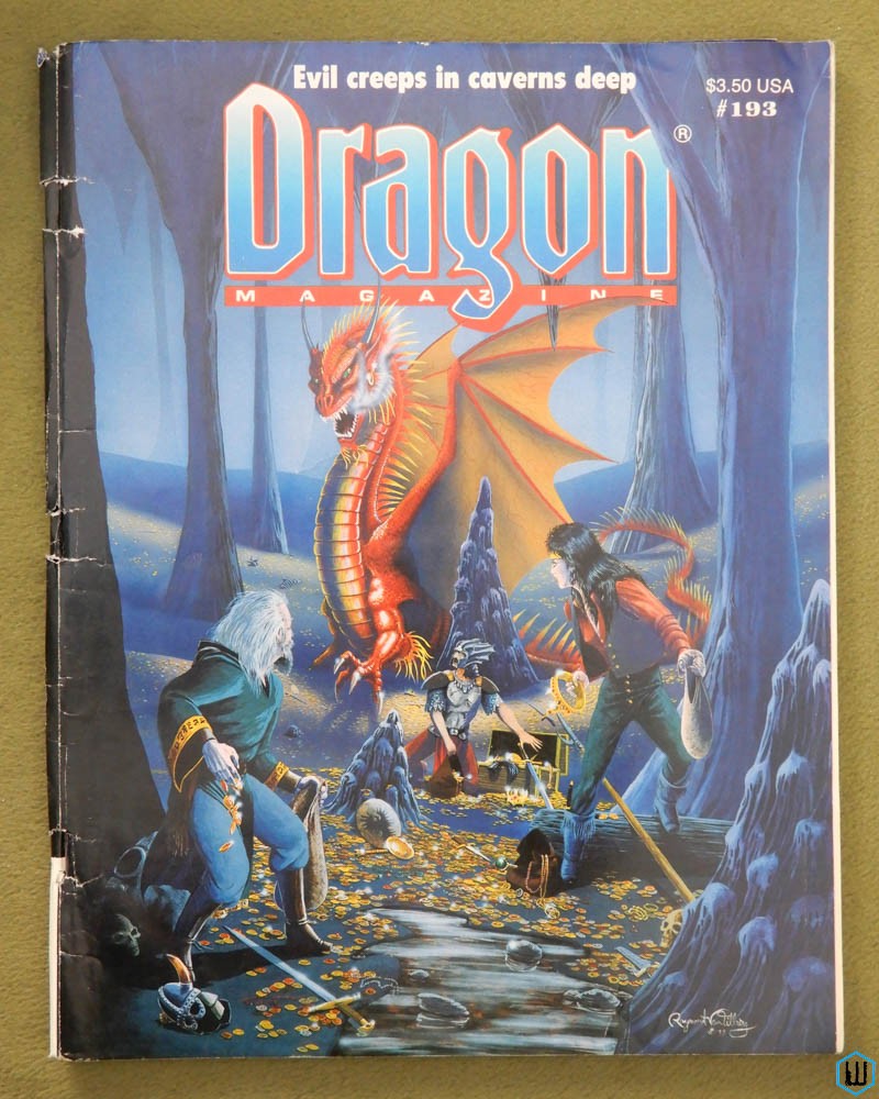 Dragon Magazine, Issue 193 (Golems, Planar Monsters, Druids)