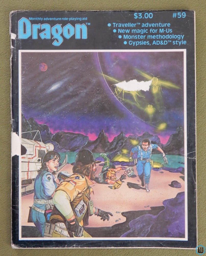 Dragon Magazine, Issue 59 (Traveller module, Wizard Cantrips, Halflings)