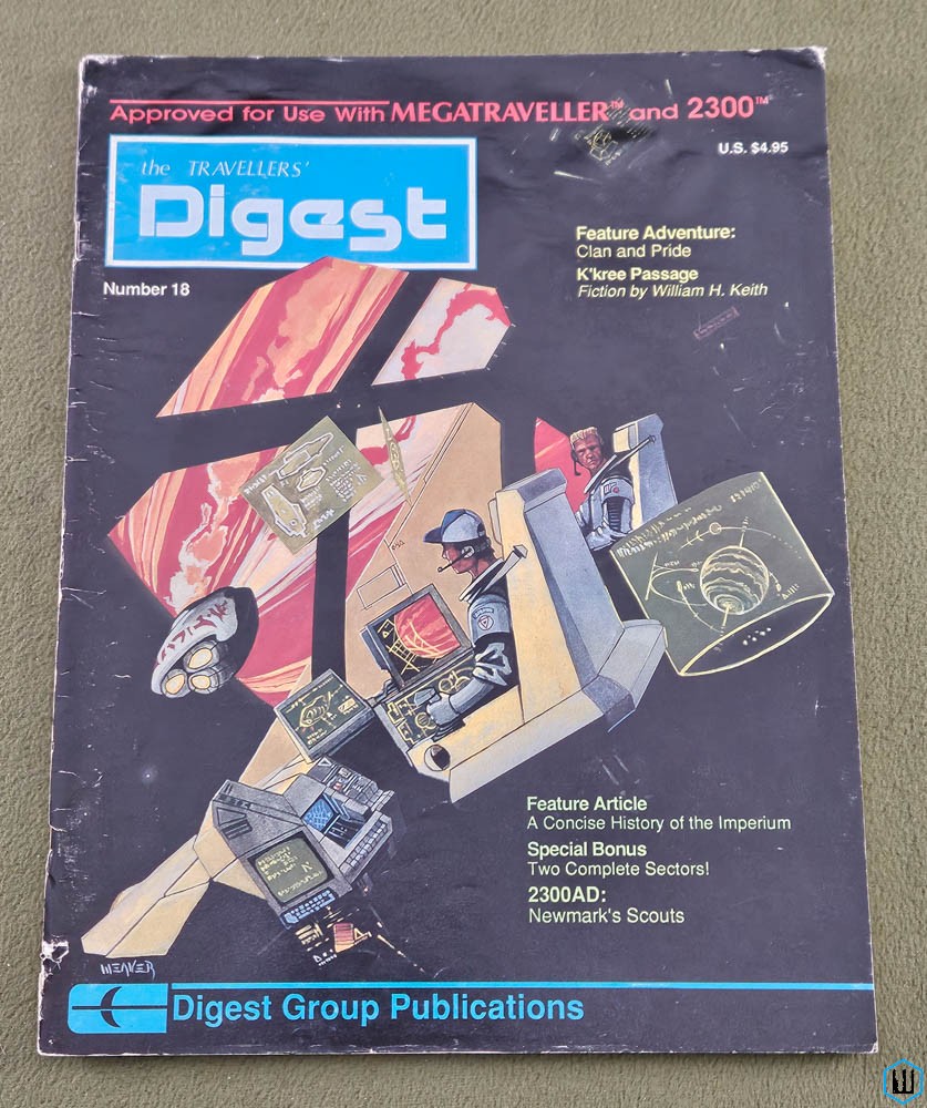Travellers' Digest, Issue 18 WORN (Traveller Megatraveller RPG)