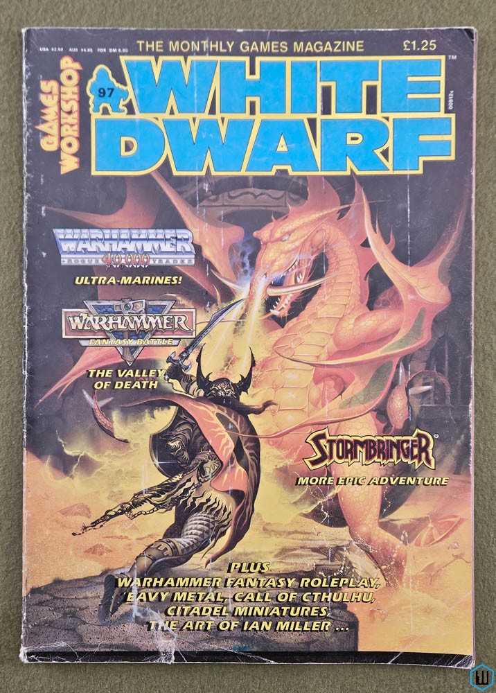 White Dwarf Magazine, Issue 97 (Warhammer III Conflict, Stormbringer adventure)