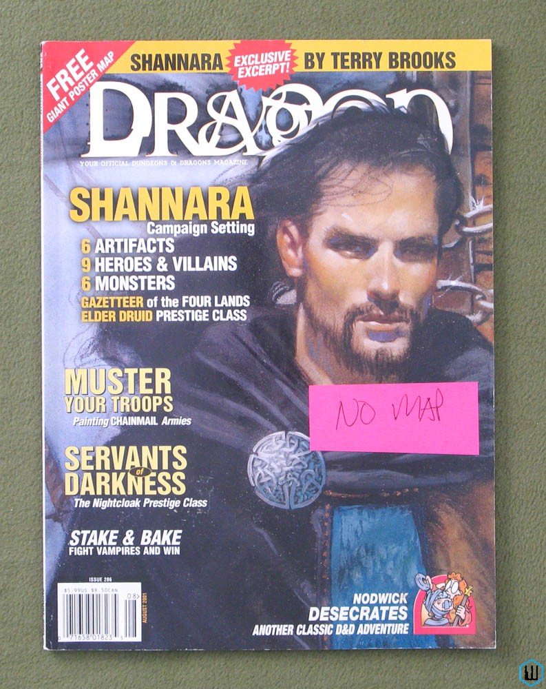 Image for Dragon Magazine, Issue 286 - NO MAP