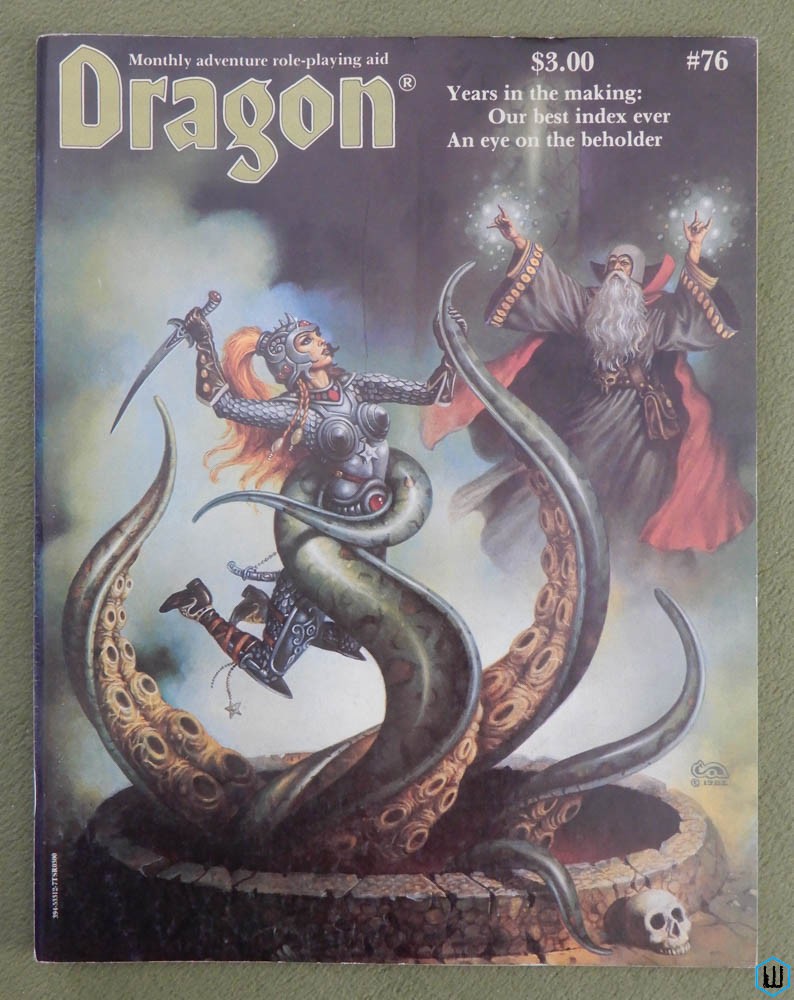 Dragon Magazine, Issue 76 (Nine Hells 2, Dragon Index, US Army Boot Hill)
