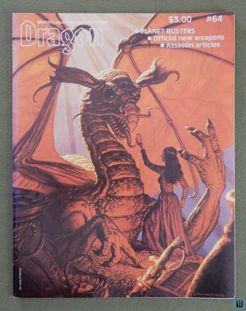 Dragon Magazine, Issue 64 (Assassin's Run module, Traveller Robots)