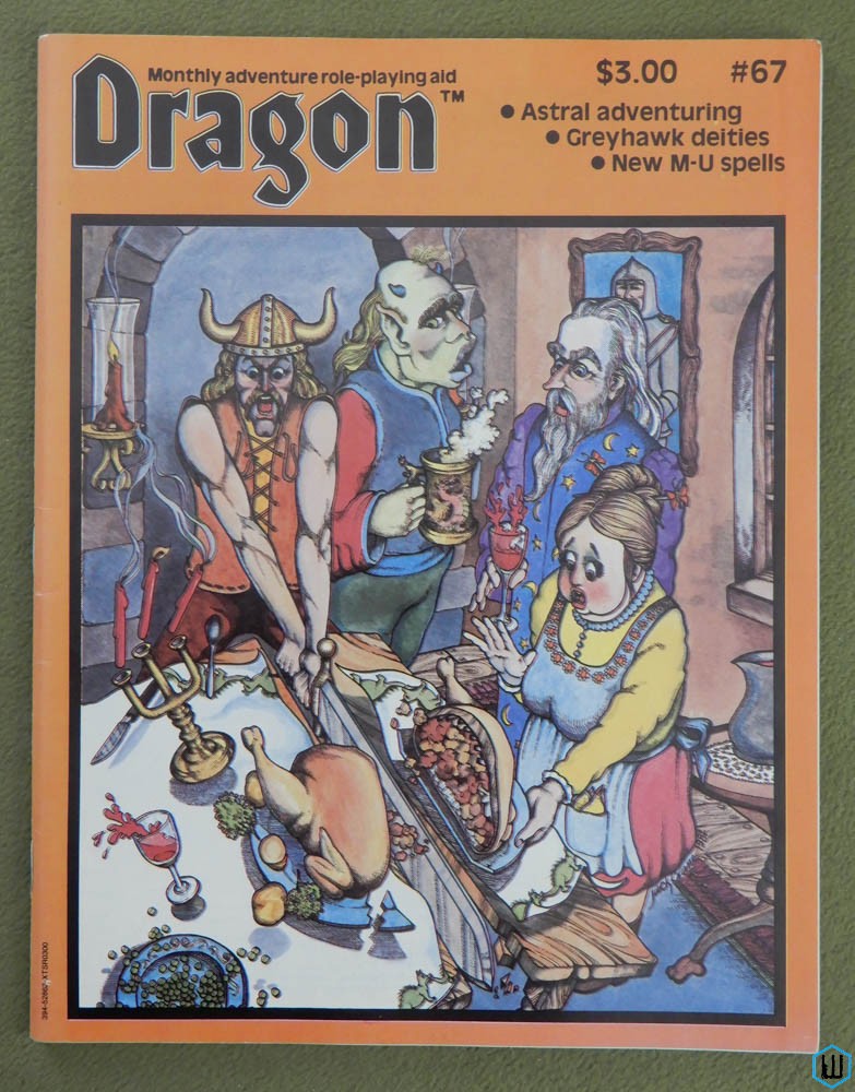 Dragon Magazine, Issue 67 NICE (Astral Adventuring; Fedifensor; New MU Spells)