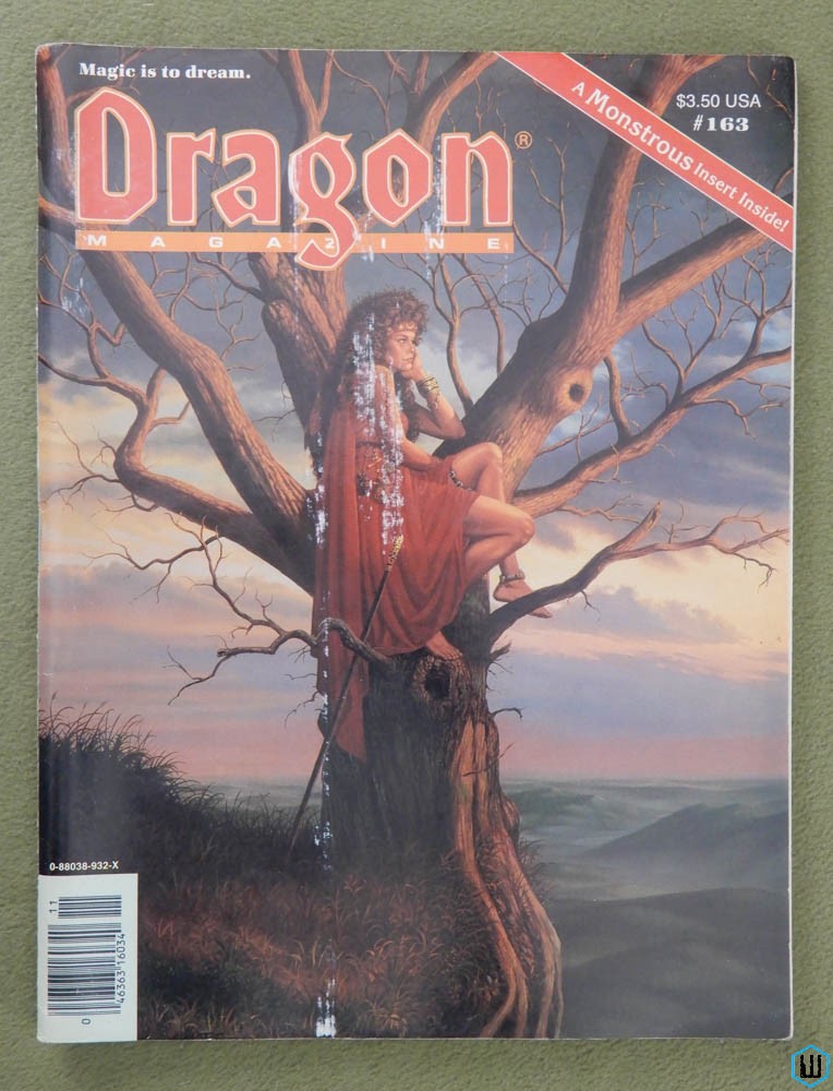 Dragon Magazine, Issue 163 (Horde monsters; Voyage Princess Ark)