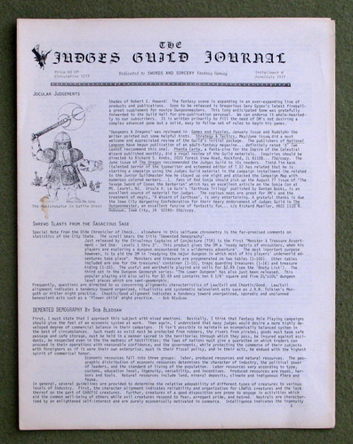 Image for Judges Guild Journal: Installment M (Issue 4: June/July 1977)