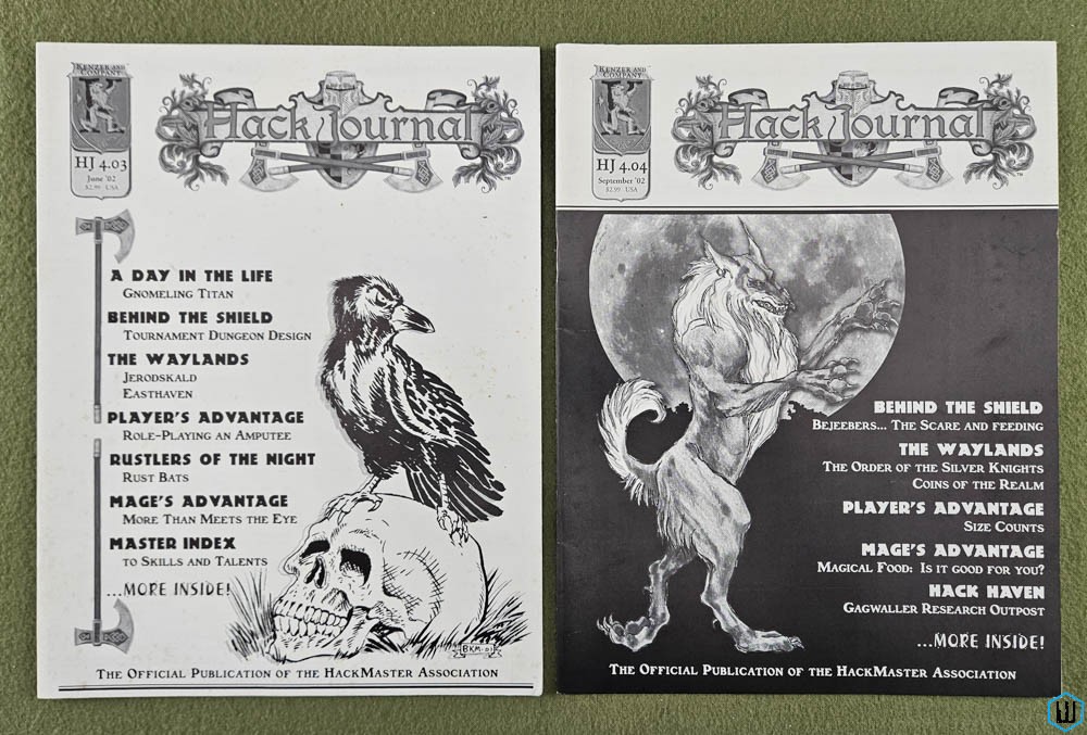HackJournal 3 & 4: Hackmaster Association Official Publication Kenzer & Company