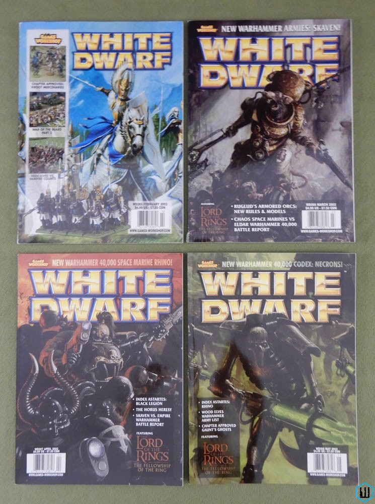 White Dwarf Magazine, Issue 265 266 267 268