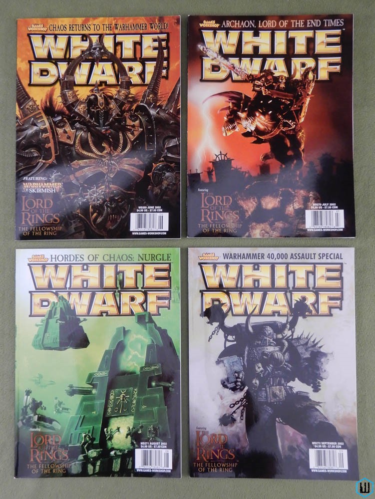 White Dwarf Magazine, Issue 269 270 271 272