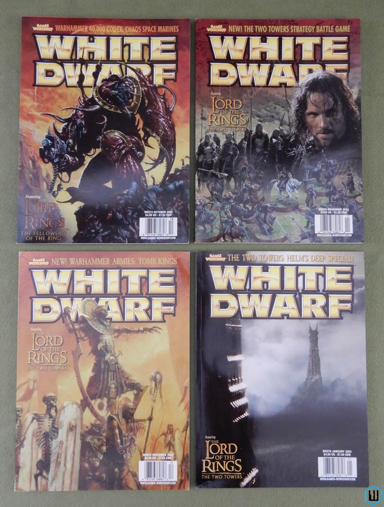 White Dwarf Magazine, Issue 273 274 275 276