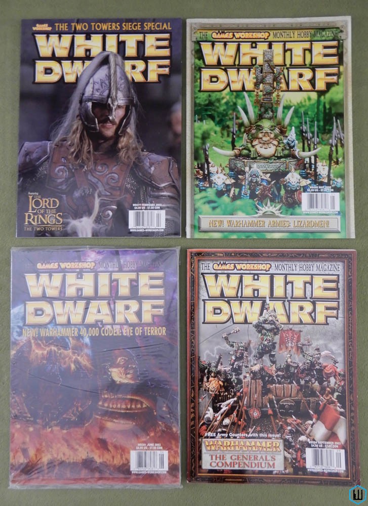 White Dwarf Magazine, Issue 277 280 281 284