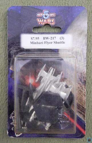 Image for Minbari Flyer Shuttle (Babylon 5 Wars Metal Miniatures)