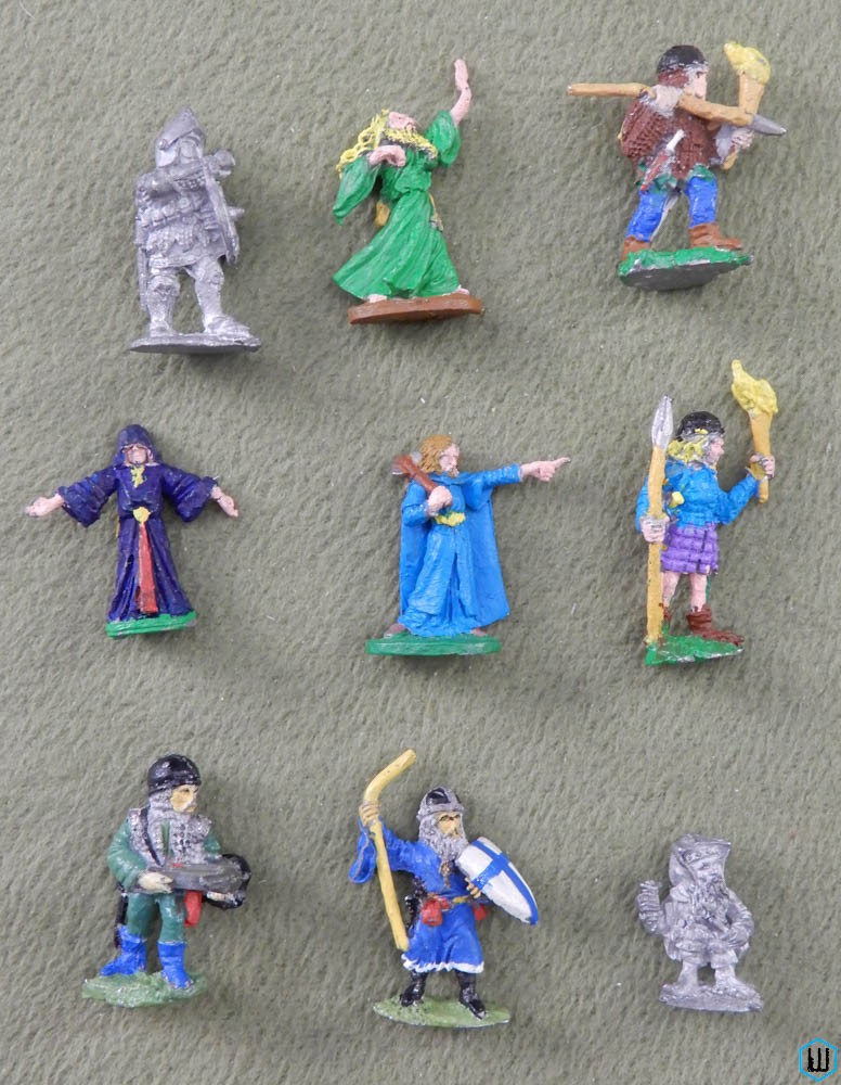 9 Misc Grenadier Advannced Dungeons Dragons AD&D metal miniatures