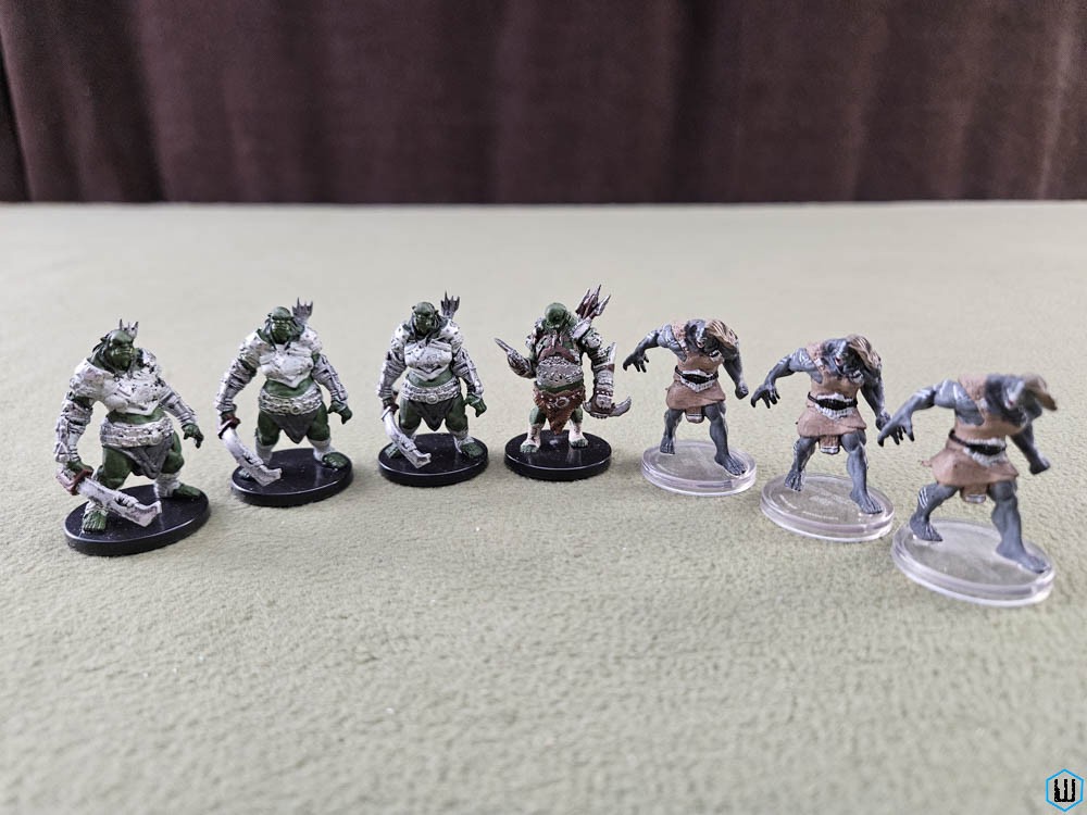 ORC Battler Brawler Claw of Luthic Dungeons Dragons Plastic Miniature Lot