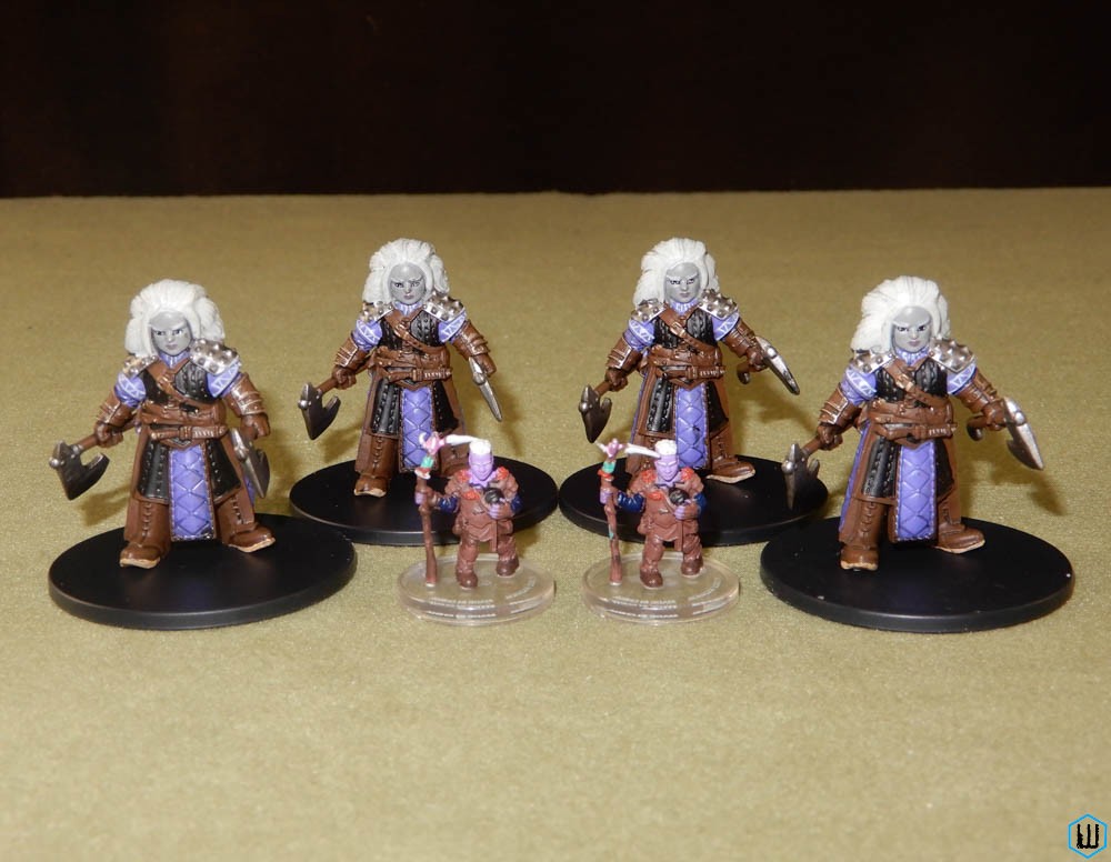 Enlarged Duergar (x4) + Duergar (x2) Miniatures (Dungeons Dragons)