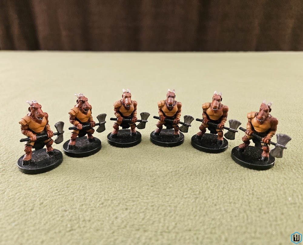 IBIXIAN (x6) Dungeons & Dragons Plastic Miniature Lot