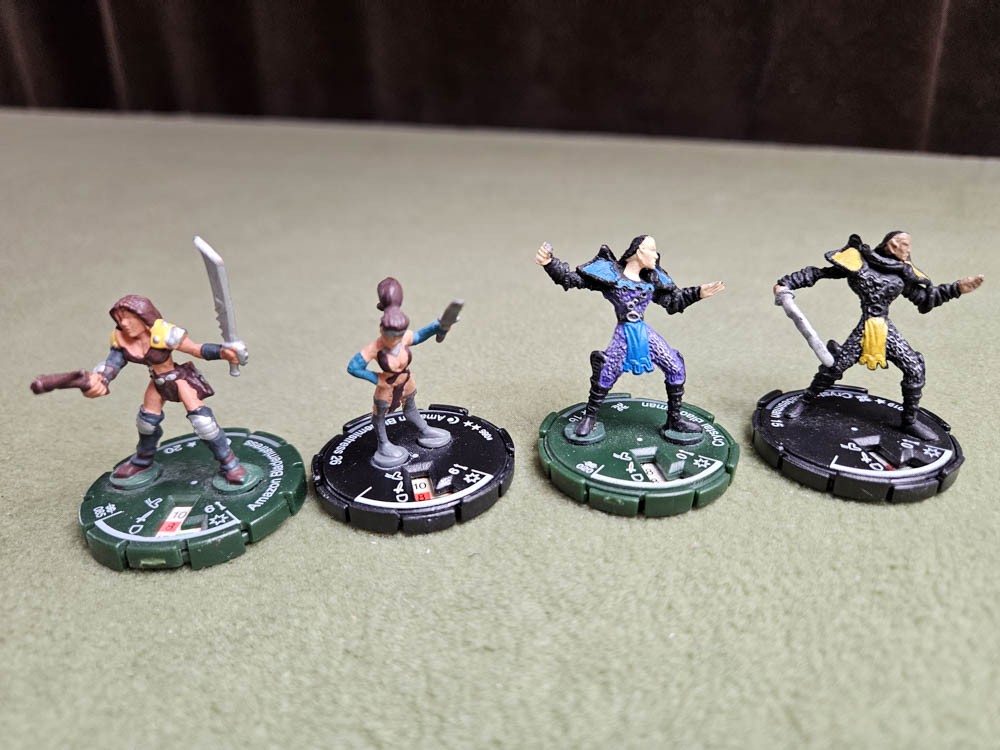 Amazon Blademistress x2 Crystal Bladesman x2 Mage Knight