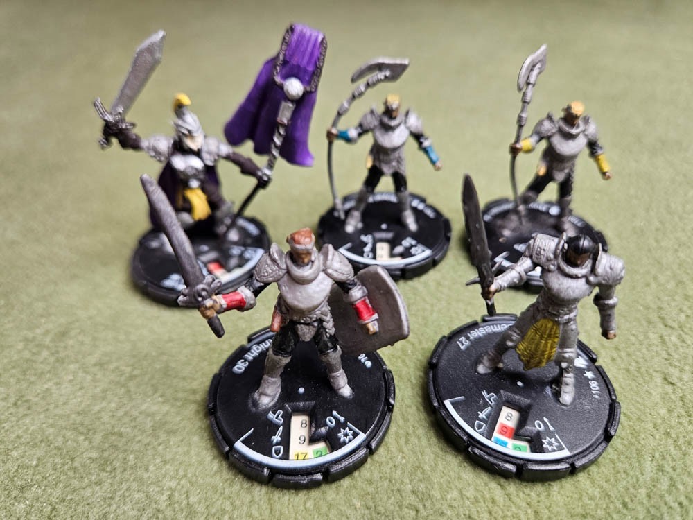 Royal Pikeman x2 Infantry Captain Liege Temple Blademaster Mage Knight