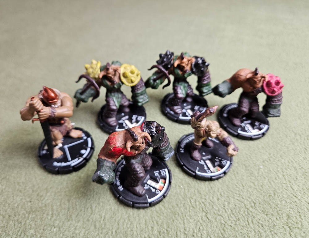 Troll Artillerist x2 Brawler x2 Berserker Half-troll Hacker Mage Knight