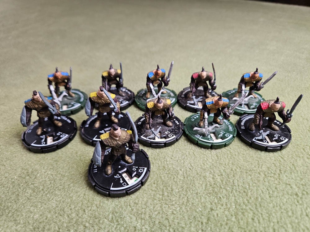 Utem Crossbowman x8 Guardsman x3 Mage Knight