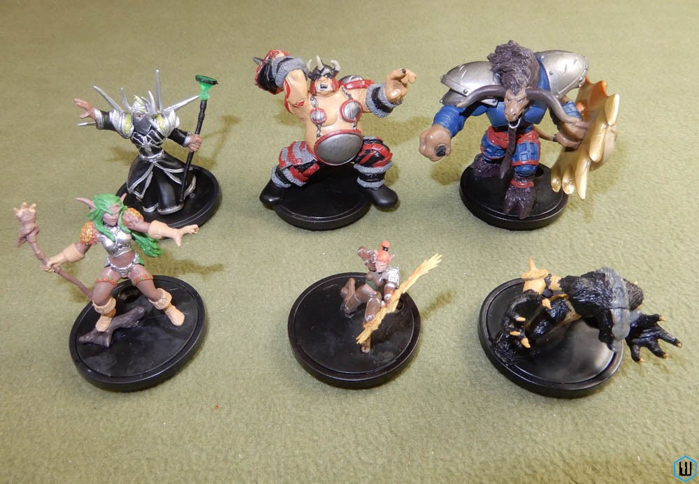 World of Warcraft Plastic Miniatures Game lot of 6