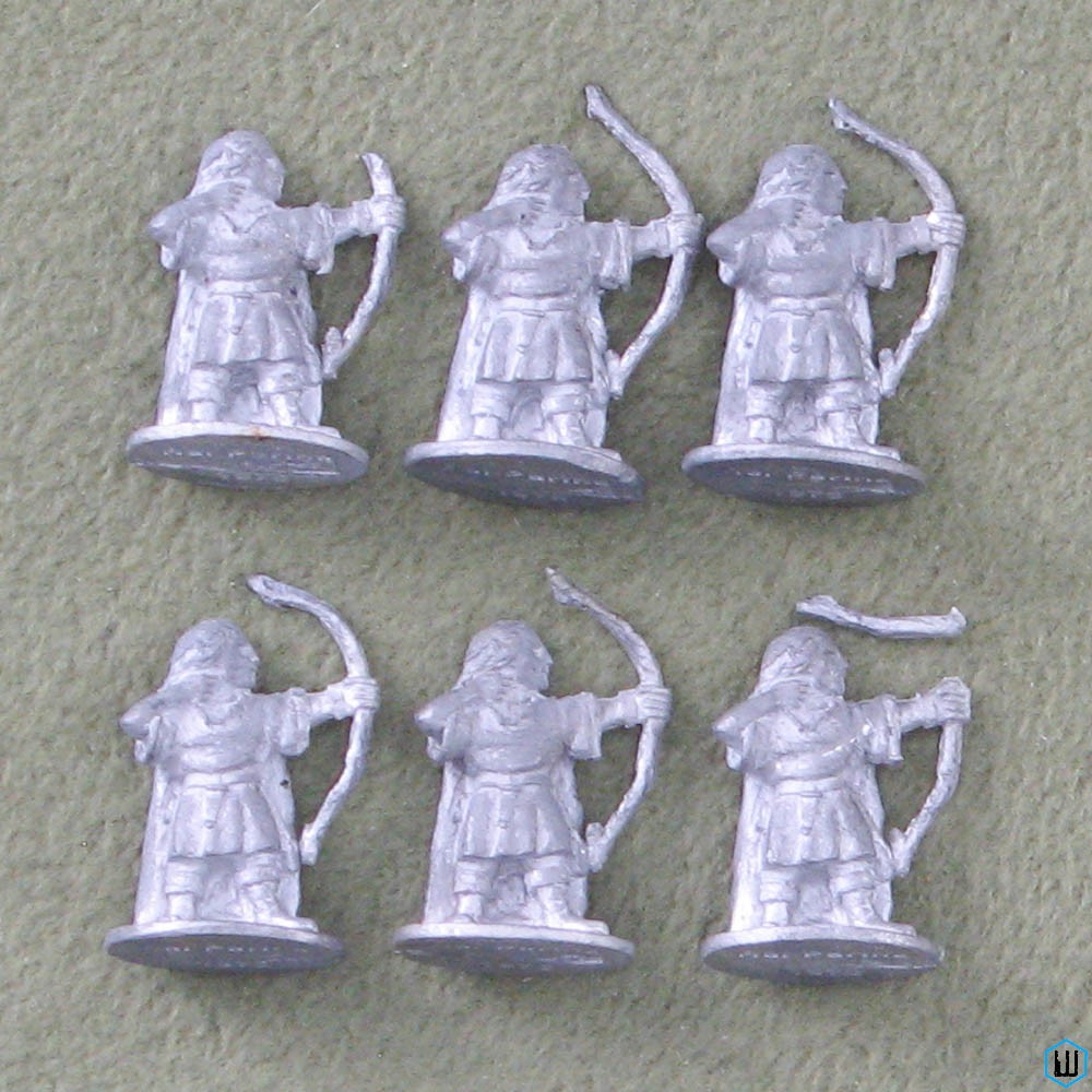 Image for Ral Partha Archers Bowmen x6 (Metal Miniatures) 1976