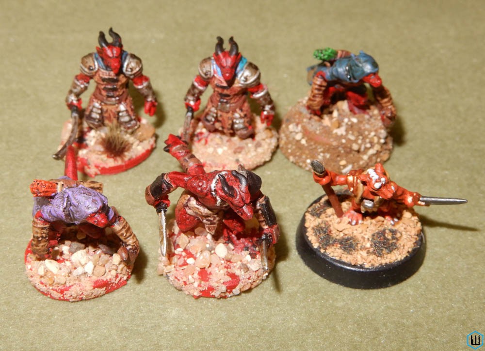 Kobold (x6) Pro Painted Plastic Miniatures Lot (Miniature Kobolds)