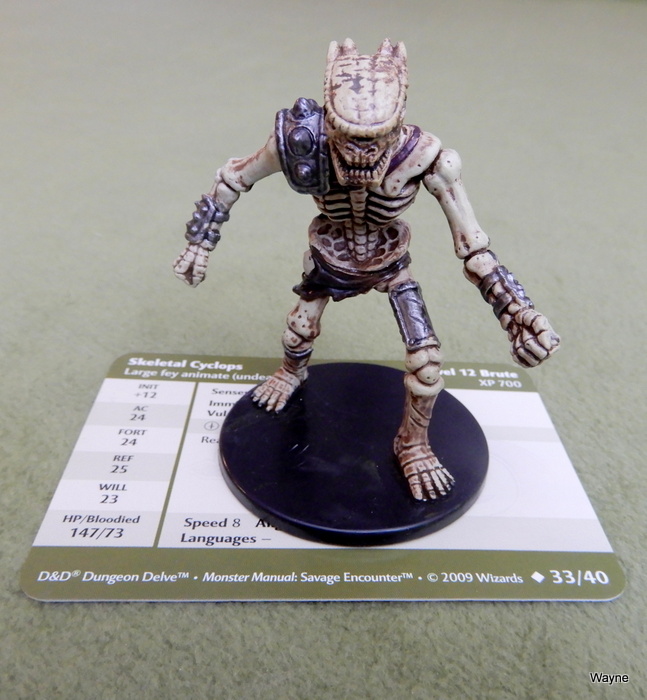 Image for Skeletal Cyclops (Dungeons and Dragons Savage Encounters Miniature 33/40)