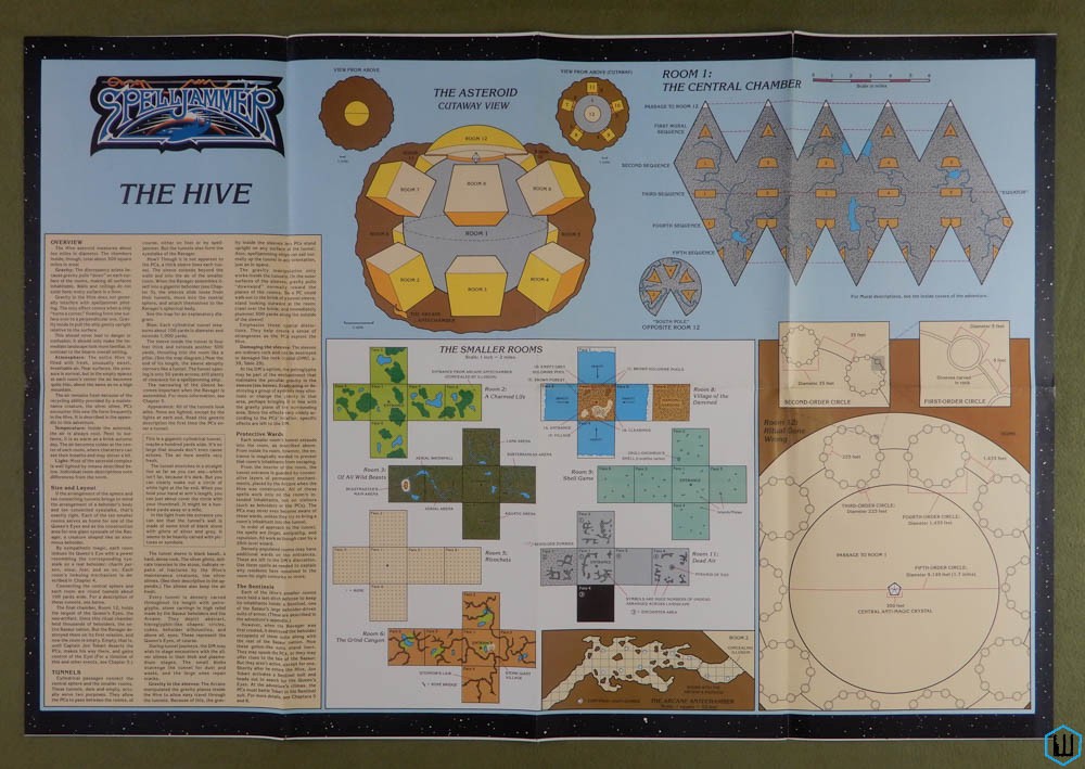 MAP: Wildspace (Advanced Dungeons Dragons Spelljammer SJA1)