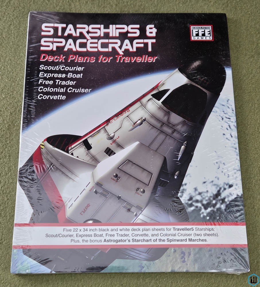 Starships and Spacecraft (Traveller5 Traveller RPG Deckplans Map Set) FFE 0301