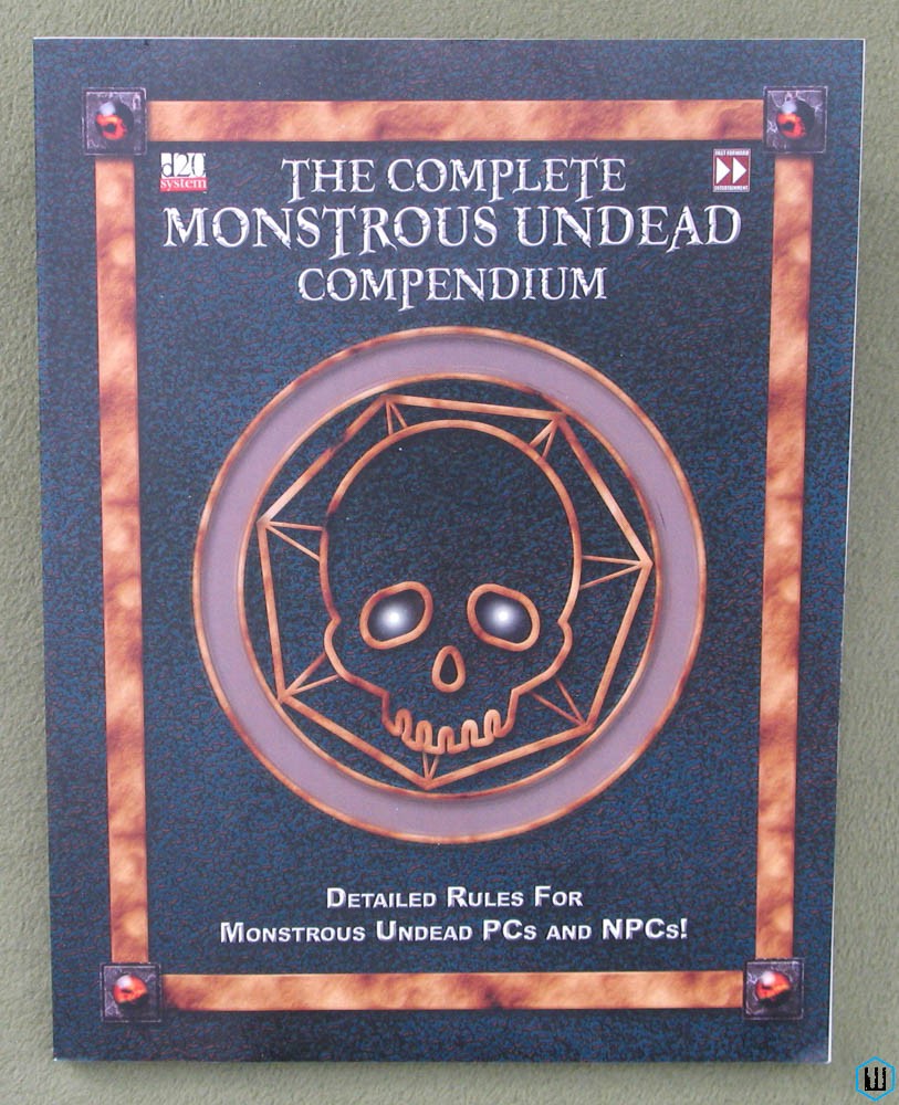Image for Complete Monstrous Undead Compendium (Dungeons Dragons D20 System)