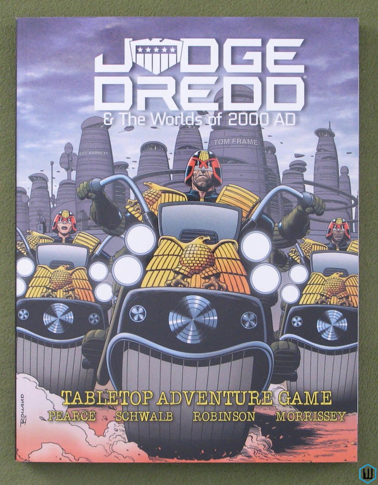 SĘDZIA DREDD: Worlds of 2000 AD (Tabletop Adventure Game RPG) Oprawa miękka EN - Zdjęcie 1 z 1