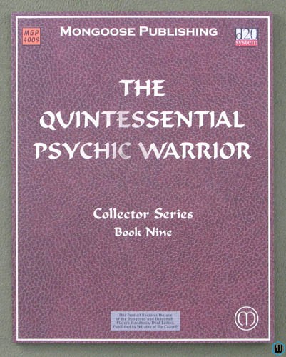 Image for The Quintessential Psychic Warrior (Dungeons & Dragons 3rd Edition D20 System)