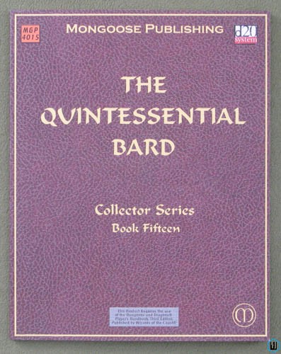 Image for The Quintessential Bard (Dungeons & Dragons 3rd Edition D20 System) NICE