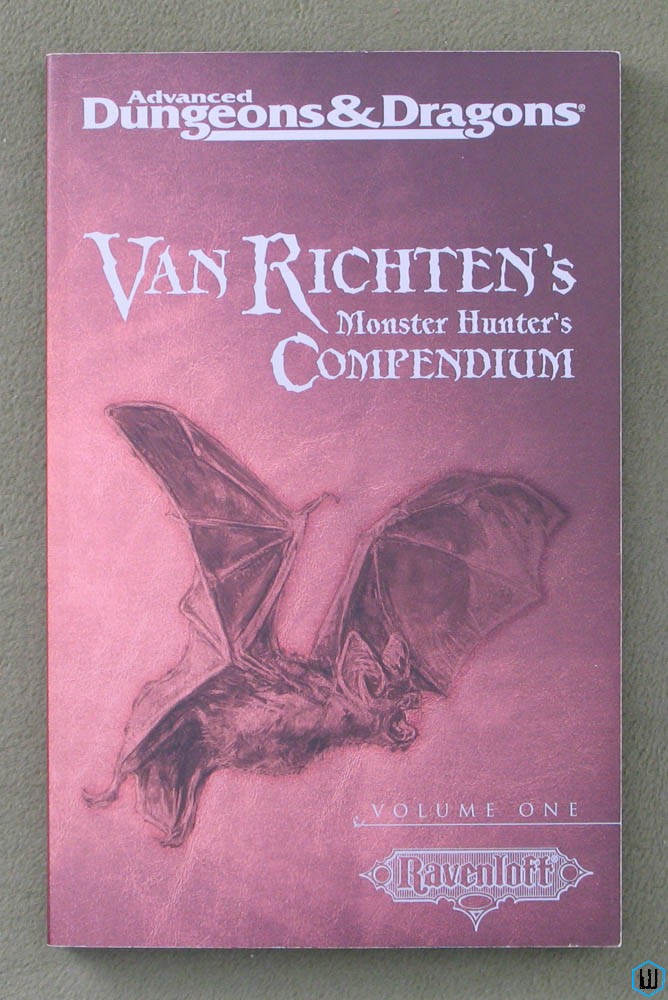 Van Richten's Monster Hunter's Compendium 1 (Dungeons Dragons Ravenloft)