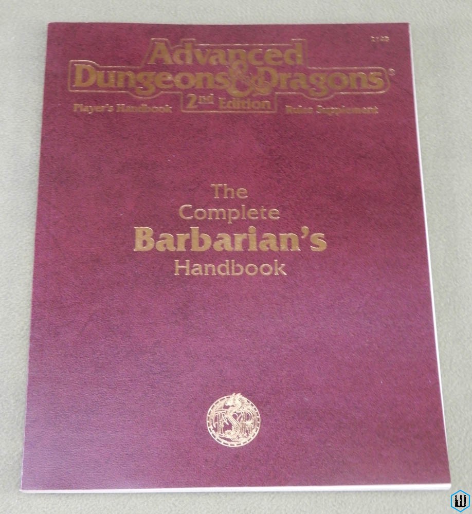 Complete Barbarian's Handbook (Advanced Dungeons Dragons) NICE