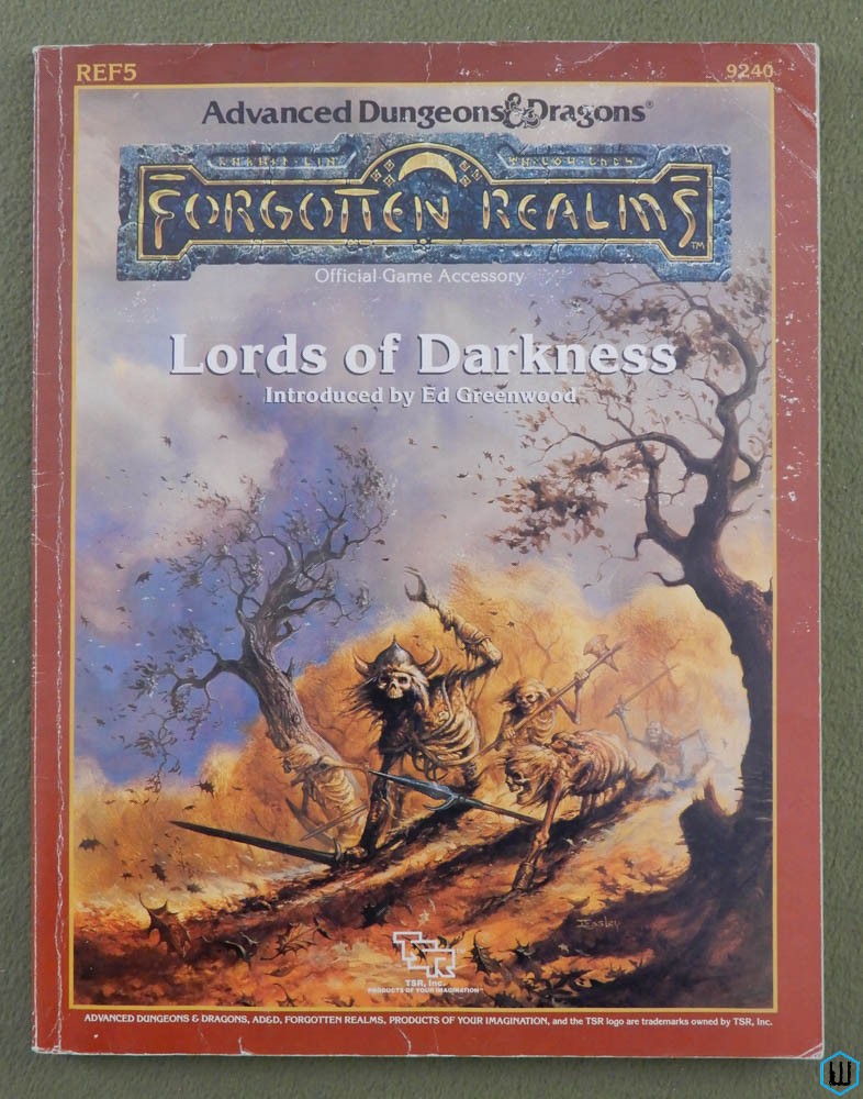 Lords of Darkness (Advanced Dungeons Dragons Forgotten Realms REF5)