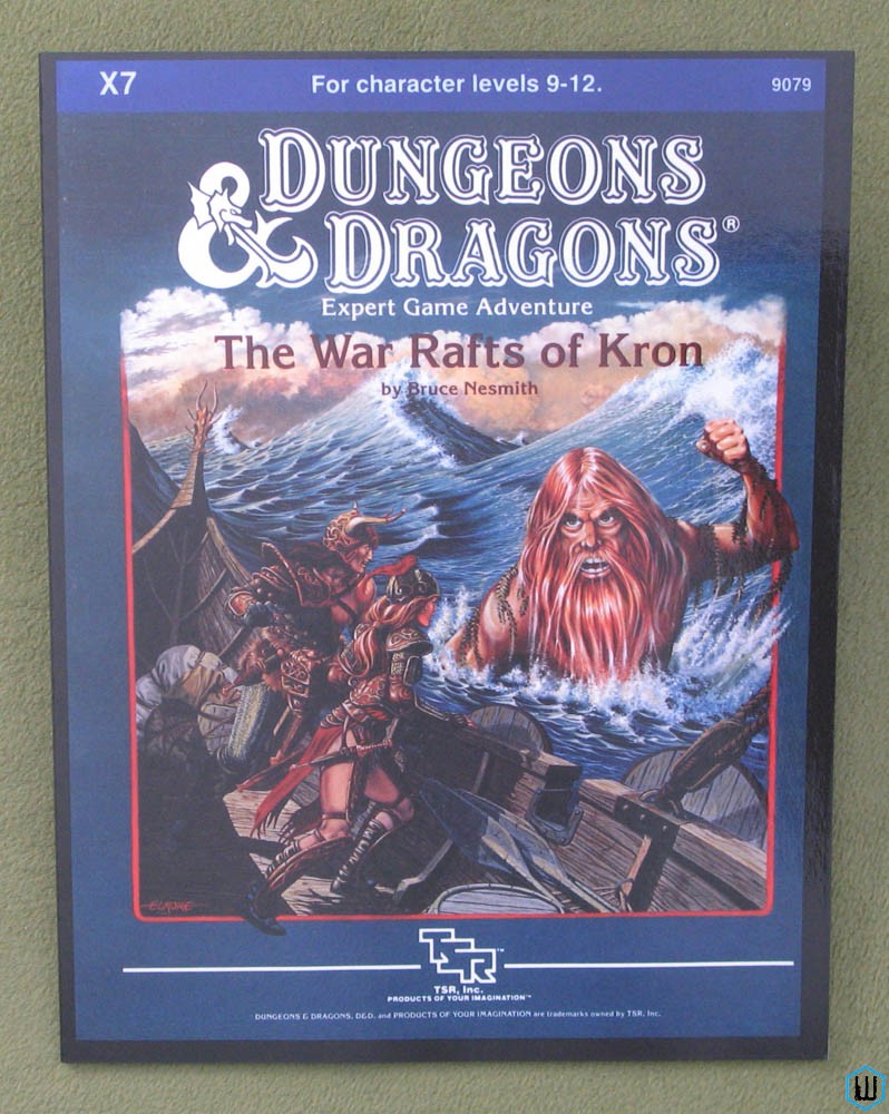 War Rafts of Kron - REPRINT (Dungeons & Dragons Module X7)