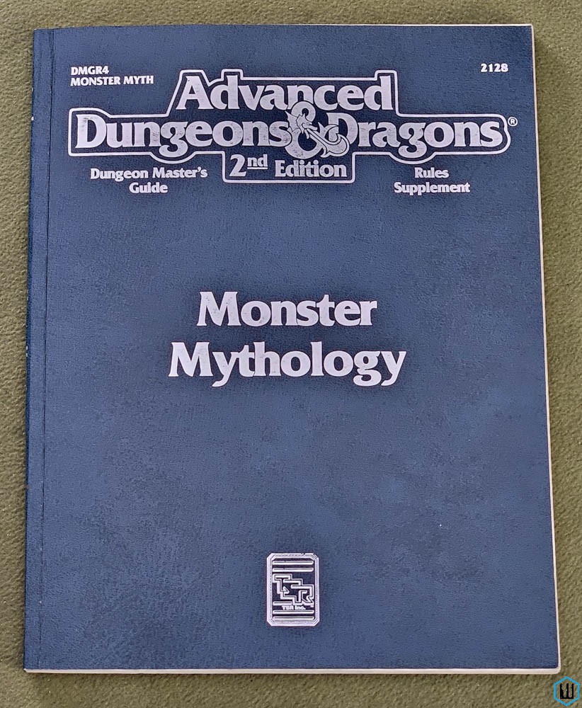 Monster Mythology (Advanced Dungeons Dragons DMGR4) Original 1992 edition