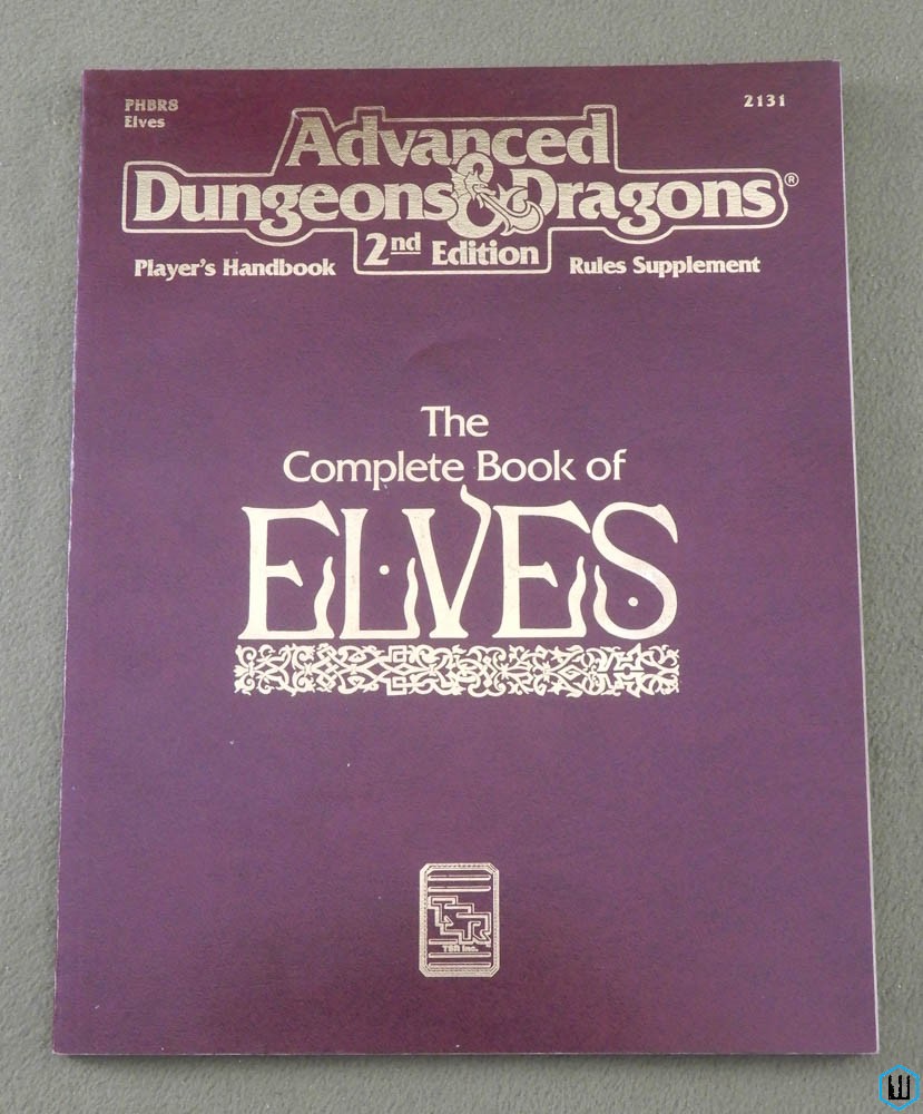 Complete Book of Elves (Advanced Dungeons Dragons PHBR8) 1ST PRINT