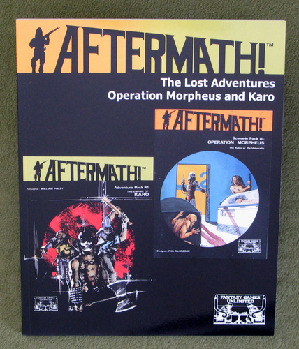 Image for Aftermath! Lost Adventures: Operation Morpheus / Empire of Karo