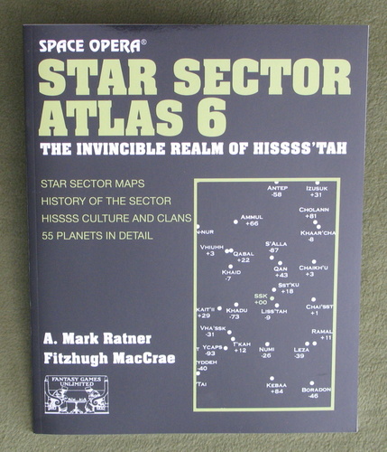 Image for Star Sector Atlas 6: The Invincible Realm of Hissss'tah (Space Opera RPG)
