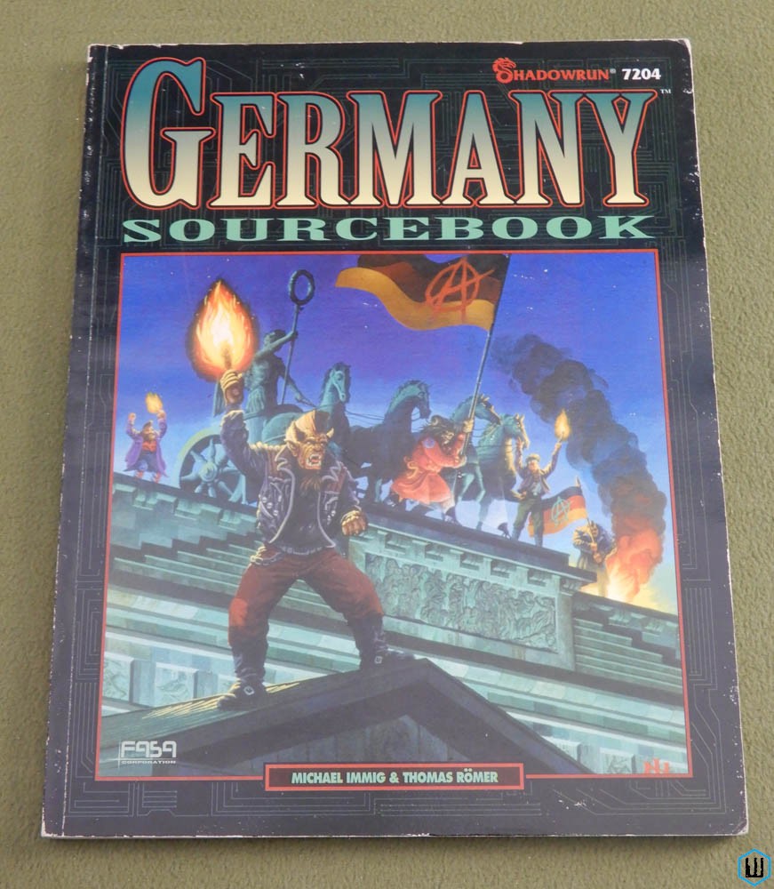 Germany Sourcebook (Shadowrun Roleplaying Game RPG)