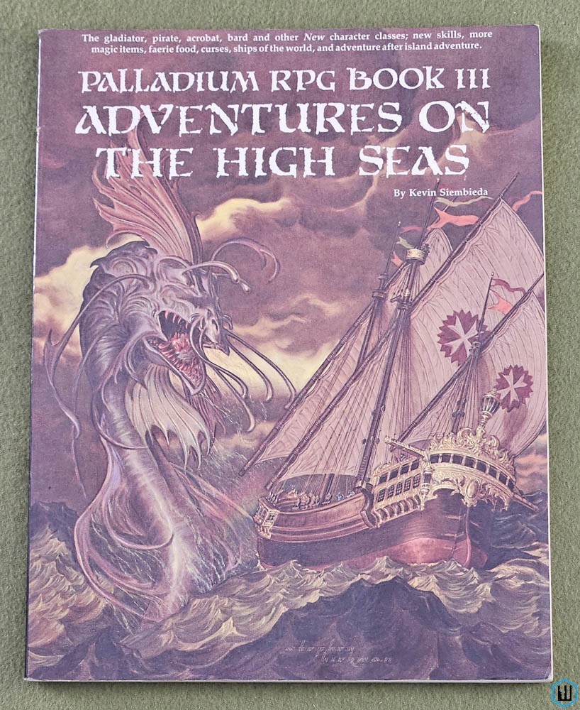 Image for Adventures on the High Seas (Palladium Fantasy RPG Book III) Palladium 455 Adventures on the High Seas (Palladium Fantasy RPG Book III) Palladium 455