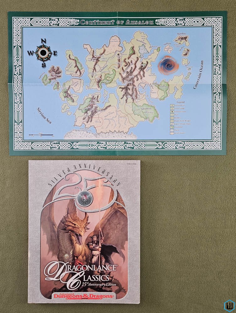 Image for Dragonlance Classics Silver Anniversary Edition (Dungeons Dragons SAGA) w MAP! Dragonlance Classics Silver Anniversary Edition (Dungeons Dragons SAGA) w MAP!