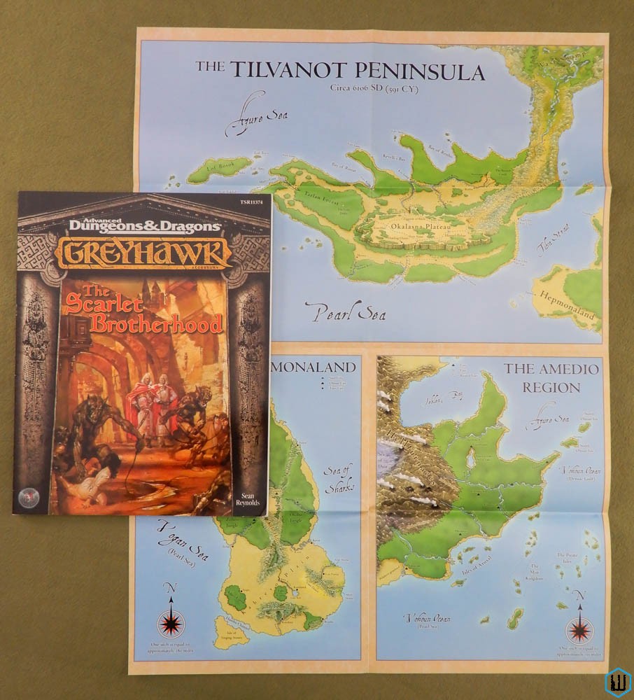 Scarlet Brotherhood (Advanced Dungeons Dragons Greyhawk) w MAP